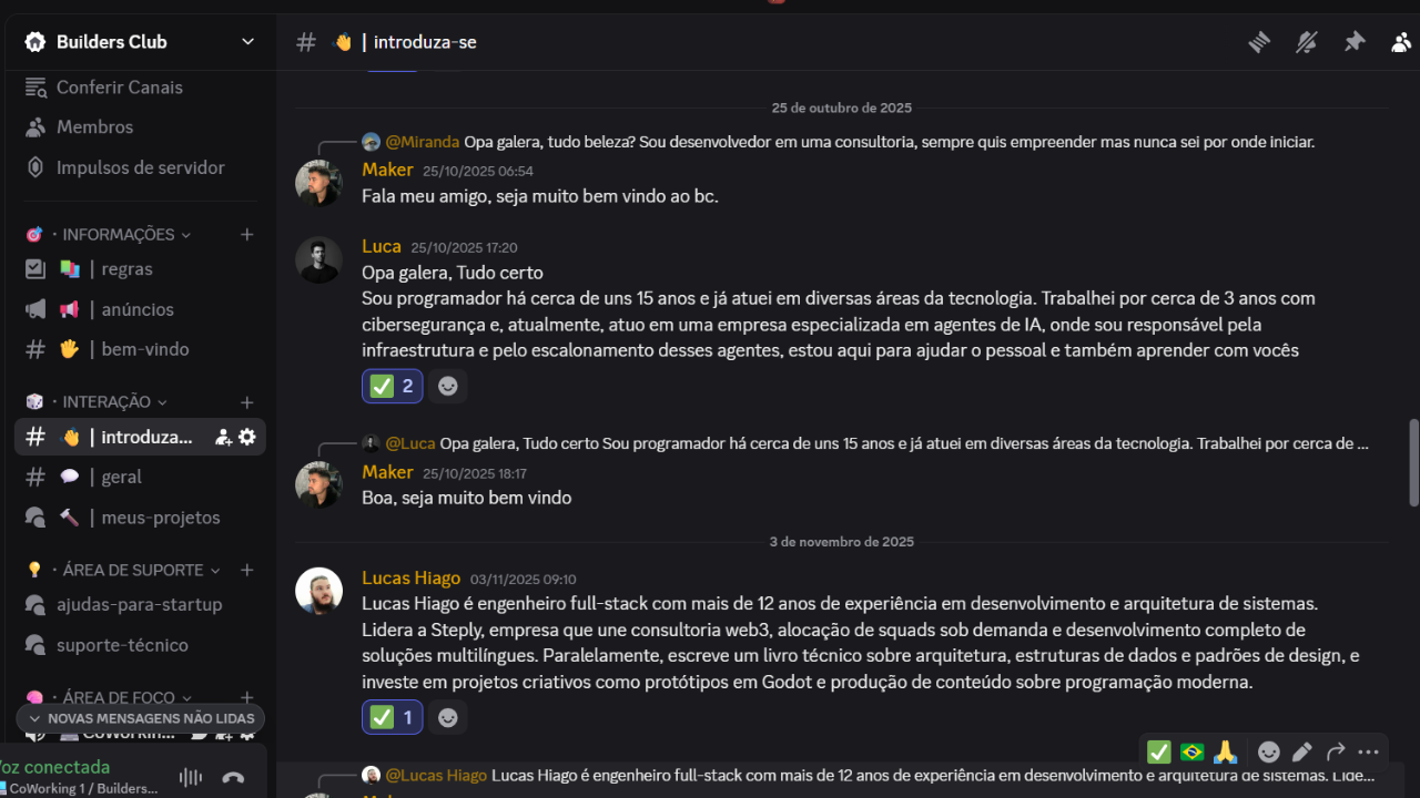 Comunidade e networking